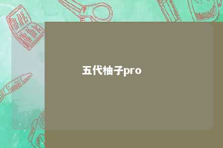 五代柚子pro